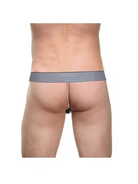 La Blinque Geniş Lastikli Deri Fermuarlı Erkek String La Blinque 15815 - Alternatif Görünüm