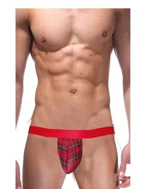 La Blinque Ekoseli Seksi Tül Erkek Tanga La Blinque 15835