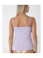 Likralı Dantelli İnce Aakılı Kadın Atlet Confeo C801-008 Lila görsel 4