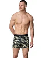 Likralı Empirme Karışık Desen Erkek Boxer Gümüş 3064 Asorti