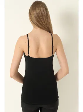 Confeo Likralı İp Askılı Kadın Atlet Confeo C801-001  - Alternatif Görünüm