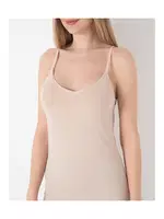 Likralı İp Askılı Kadın Atlet Confeo C801-001  Ten görsel 4