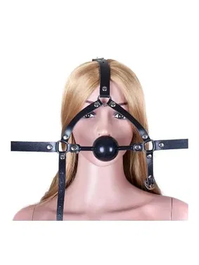 missisX Maske Fantazi Ağız Topu Harness Aksesuar MissisX 8025
