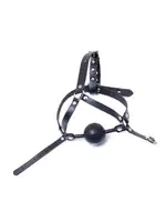 Maske Fantazi Ağız Topu Harness Aksesuar MissisX 8025 Siyah görsel 4