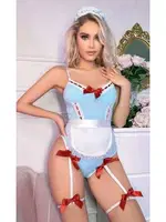 Mavi Fantezi Hizmetçi Kostümü NightLight 3600