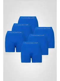 FormActive Mavi Microfiber Likralı Sentetik Yapılı Erkek Boxer 6lı Set FormActive 4400 - 6 ADET
