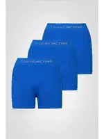 Mavi Microfiber Likralı Sentetik Yapılı Erkek Boxer 6lı Set FormActive 4400 - 6 ADET Mavi görsel 5