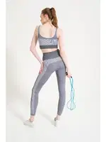 Melanjlı Dikişsiz Kalın Askılı Sporcu Sütyeni FormActive 1710 Beyaz görsel 5