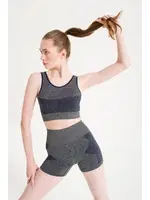 Melanjlı Dikişsiz Kalın Askılı Sporcu Sütyeni FormActive 1710 Lacivert görsel 9