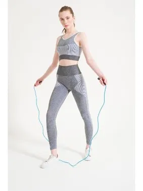 FormActive Toparlayıcı Dikişsiz Yüksek Bel Melanjlı Spor Tayt FormActive 1700