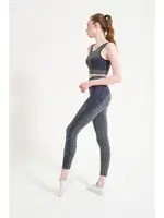 Melanjlı Toparlayıcı Dikişsiz Yüksek Bel Lacivert Spor Tayt FormActive 1700 Lacivert farklı açı