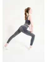 Melanjlı Toparlayıcı Dikişsiz Yüksek Bel Lacivert Spor Tayt FormActive 1700 Lacivert görsel 4