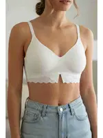 Balensiz Çıkarılabilir Pedli Lazer Kesim Sütyen Krem Merry See MSB8808 Krem Krem görsel 4