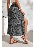 Çiçekli Yırtmaç Detaylı Etek Çok Renkli Merry See MS7116 Çok Renkli Çok Renkli farklı açı