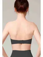 Dikişsiz Balensiz Çıkarılır Pedli Lazer Kesim Kaydırmaz Şeffaf Silikonlu Straplez Sütyen Merry See AN2003 Siyah Siyah görsel 4