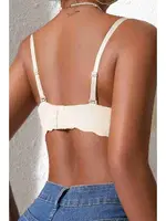 Dikişsiz Balensiz Hafif Destekli Kalpli Lazer Kesim Görünmez Sütyen Merry See MSB9975 TEN Ten görsel 4