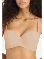 Dikişsiz Balensiz Hafif Destekli Parlak Lazer Kesim Görünmez Sütyen Merry See MSB7758 TEN Ten görsel 4