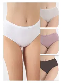 Confeo Midi Bato Yüksek Bel 4 lü Paket Kadın Külot Confeo C804-511