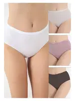 Midi Bato Yüksek Bel 4 lü Paket Kadın Külot Confeo C804-511