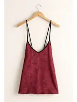 Derin Sırt Dekolteli Fantezi Gecelik Miorre 001-000890 Bordo görsel 4