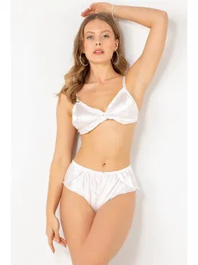 Miorre Dolgusuz Saten Bralet Takım Miorre 001-000827