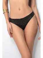 Gold Puantiyeli Kadın Külot Miorre 148-K06485 Siyah detay görünüm