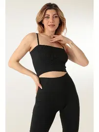 Miorre Straplez Askılı Fitilli Spor Büstiyer Miorre 999-ZZ0141