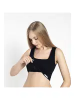 Modal Geniş Askılı Crop Kadın Atlet Confeo C801-010 Siyah görsel 5