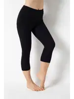 Modal Siyah Kapri Kadın Tayt Confeo C801-504 Siyah