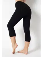 Modal Siyah Kapri Kadın Tayt Confeo C801-504 Siyah görsel 5