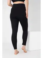 Modal Uzun Kadın Hamile Tayt Confeo C801-508 Siyah farklı açı