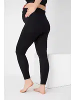 Modal Uzun Kadın Hamile Tayt Confeo C801-508 Siyah görsel 4