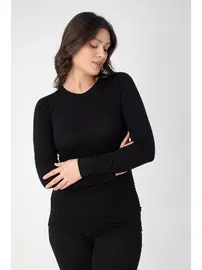 Confeo Modal Uzun Kollu Bisiklet Yaka T-shirt Confeo C801-024