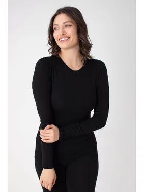 Confeo Modal Uzun Kollu Bisiklet Yaka T-shirt Confeo C801-024 - Alternatif Görünüm