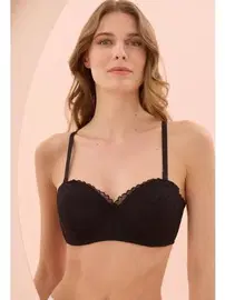 NBB Dantelli Balenli Desteksiz Kadın Sütyen Nbb 30015 