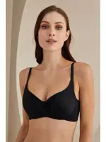 Dantelli Şekillendiren C Cup Toparlayıcı Sütyen Nbb 30018 Siyah