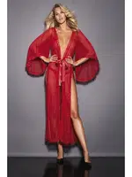 İspanyol Kollu Yanları Açık Erotik Gecelik NightLight 3206 Görsel