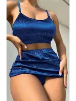 Büstiyerli Etekli Erotik Gecelik Takım NightLight 3454 Görsel