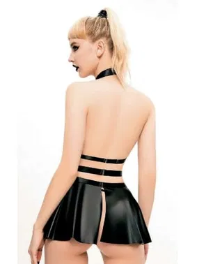 NightLight Etekli Fantazi Deri Harness NightLight 3704 - Alternatif Görünüm