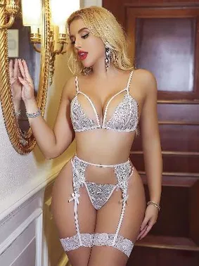 NightLight Dantel Fantazi Jartiyer Takım NightLight 7056