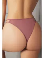 Özel Bölgesi Açık Kelebekli Taşlı Fantazi Külot NightLight 9174-2 Vizon detay görünüm