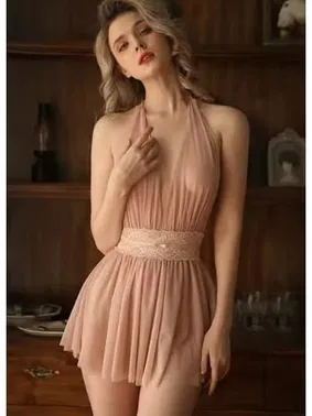 NightLight Nightlight Pudra Fantazi Mini Gecelik 3386