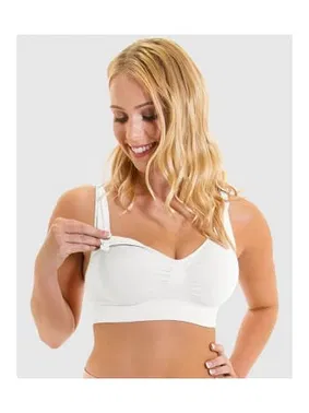 FormActive Organik Destekli Kadın Beyaz Emzirme Büstiyer FormActive 1220 