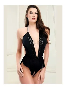 missisX Özel Bölgesi Açık Boyundan Bağlamalı Fantazi Body MissisX 3005