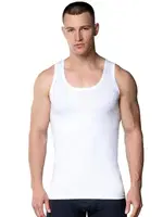 Pamuklu 6lı Klasik Erkek Atlet Gümüş 4001 - 6 Adet Beyaz detay görünüm