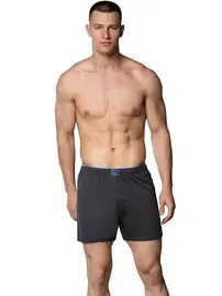 Gümüş Pamuklu Antrasit Havlu Bel Erkek Boxer Gümüş 4020