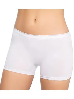 Gümüş Pamuklu Likralı Kadın Boxer Külot Gümüş 3016 - 6 Adet