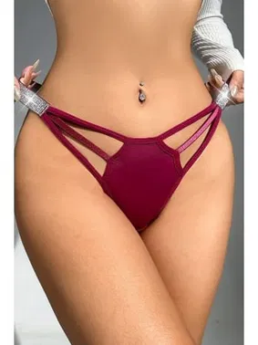 missisX Pencereli Sim Bantlı Fantazi Kadın Külot MissisX 1015 - Alternatif Görünüm