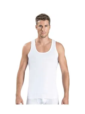 Gümüş Penye Askılı Klasik Erkek Atlet Beyaz 6lı Gümüş 3001 - 6 Adet - Alternatif Görünüm