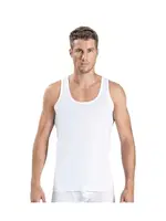 Penye Askılı Klasik Erkek Atlet Beyaz 6lı Gümüş 3001 - 6 Adet detay görünüm